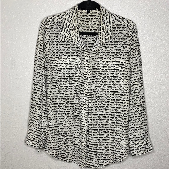 Elk print blouse by Boundary & CO - Picture 1 of 3